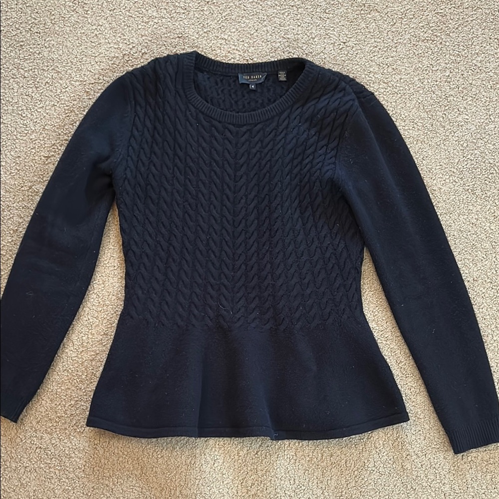 Black Ted Baker Knit Sweater